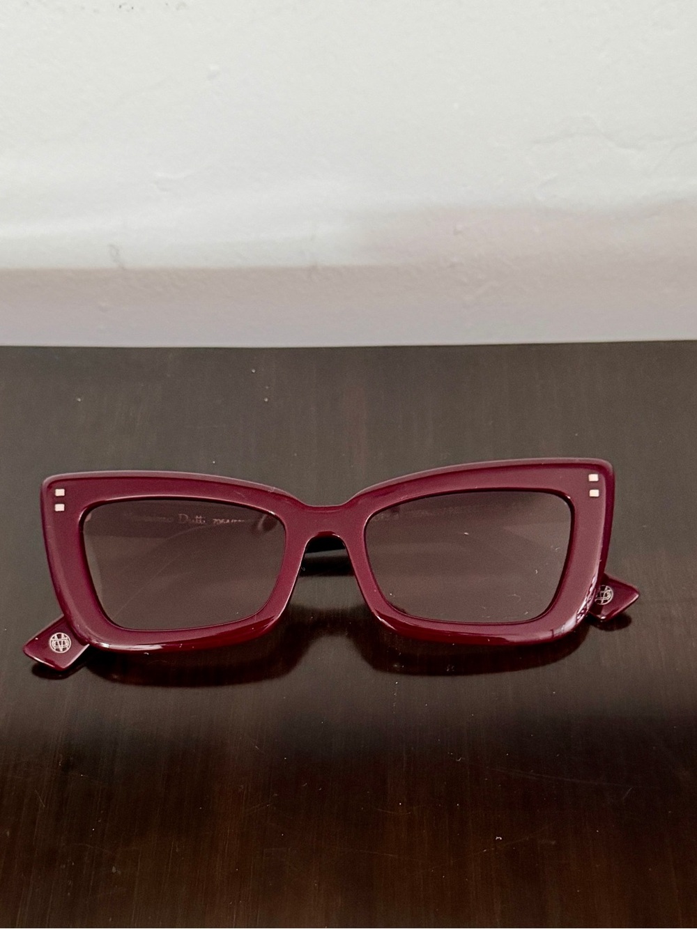 Massimo Dutti Burgundy Sunglasses